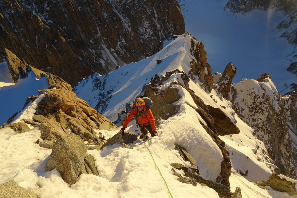cresta kuffner arete mont blanc